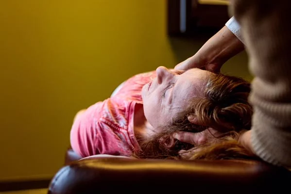 Chiropractic Crown Point IN Patient Getting Adjusted